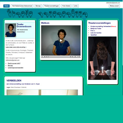 Tineke Groenenboom Tolk - Nederlandse Gebarentaal